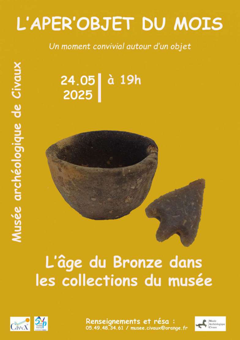 Affiche de l'apér'objet du mois de mai
