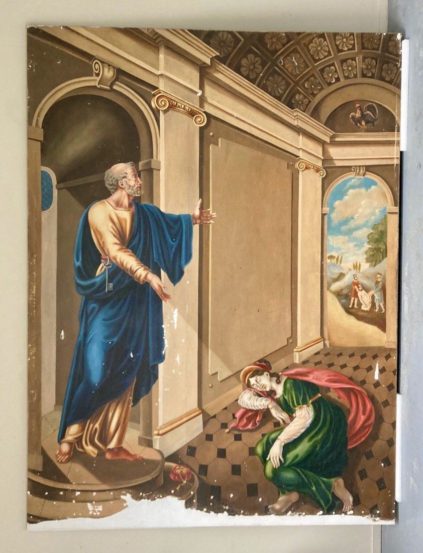 Peinture en restauration