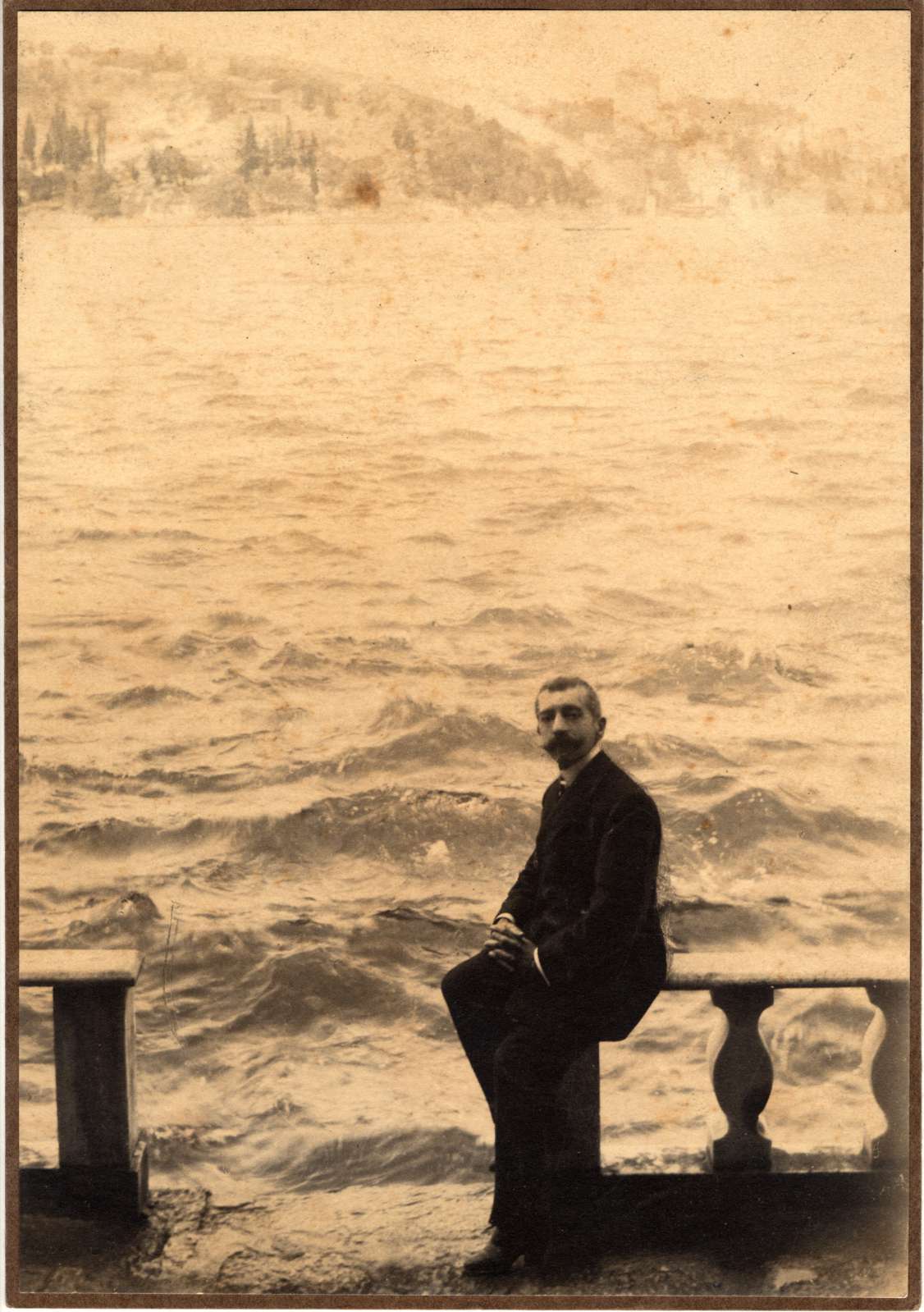 Pierre Loti à Candilly (Istanbul) en 1910 chez le Comte Ostrorog