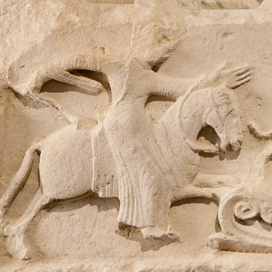 Détail de pierre tombale