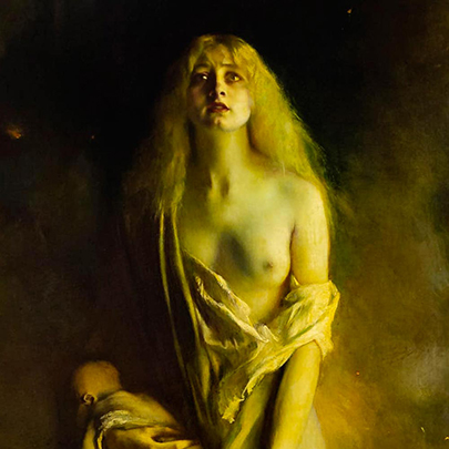Marguerite au sabbat (détail)