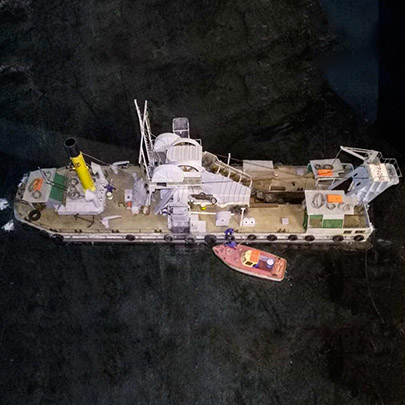 Maquette de la drague D6