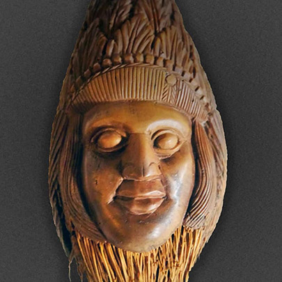 Flacon à figuration humaine