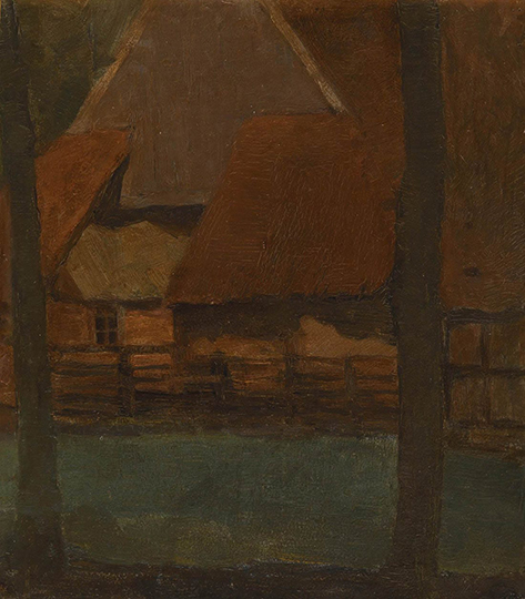 Ferme à Oelhe, Piet Mondrian