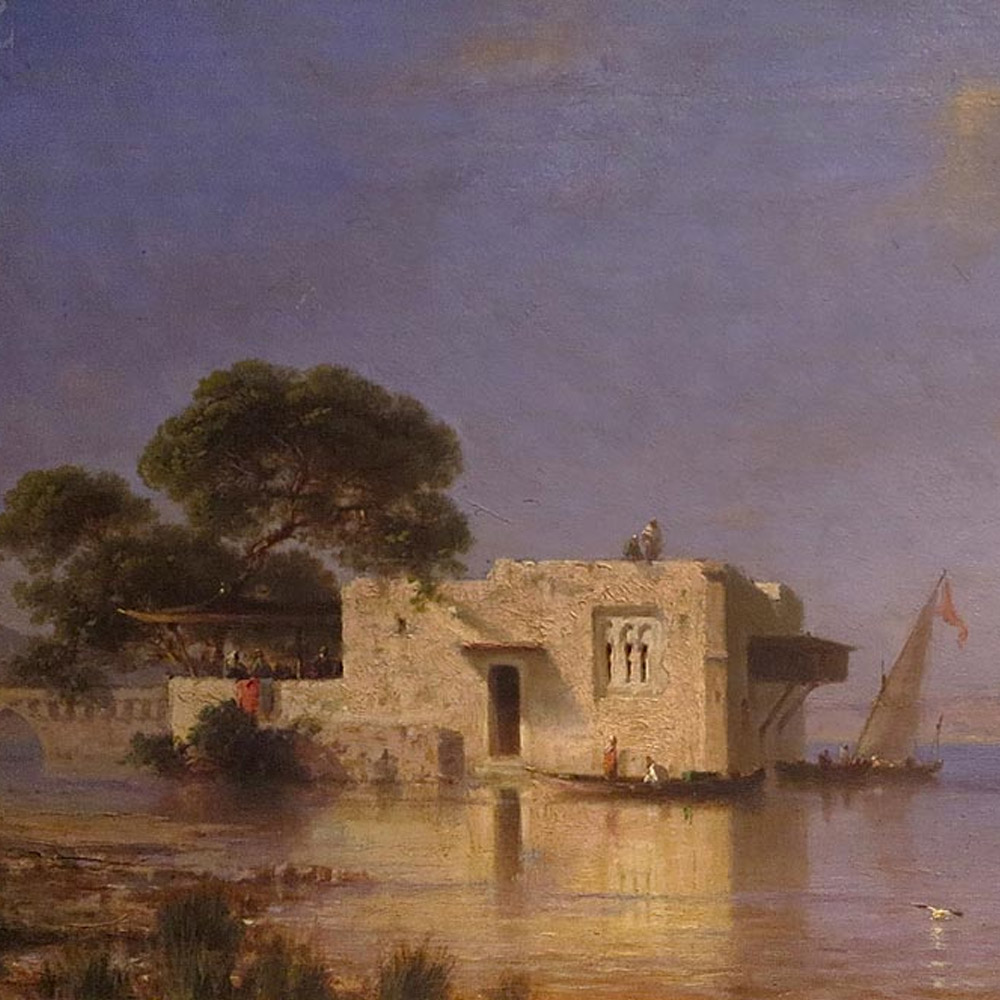 Les bords du Nil, Amédée Rosier.