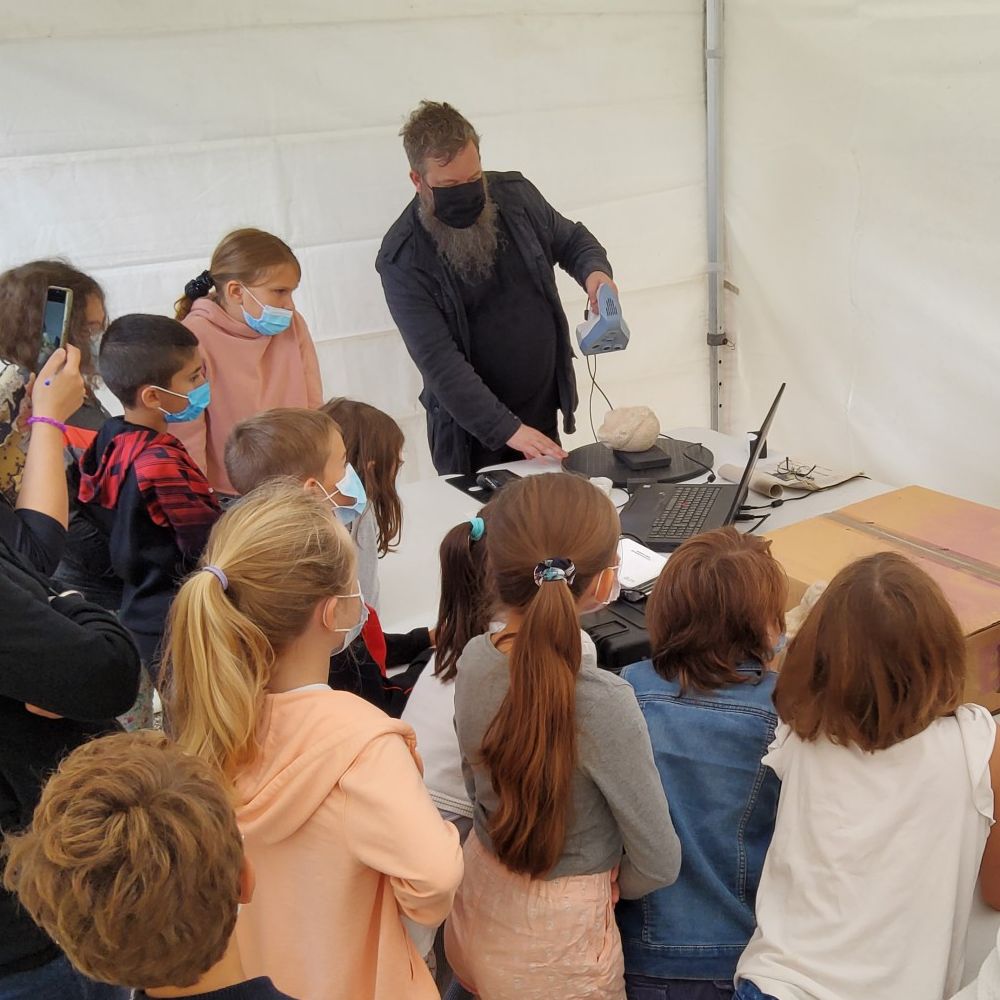 Saintes, JEP 2021, présentation de la numérisation 3D