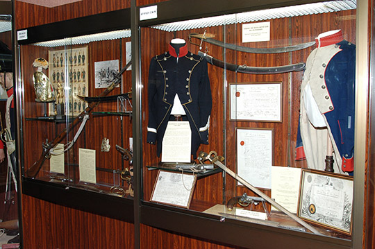 Salle d'exposition permanente muséographie de 1986