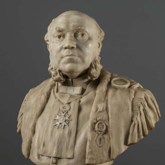 Buste de Samuel Périvier par Aimé Octobre, coll. Musée de Montmorillon 